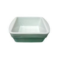Travessa Branca quadrada 16x14x5h  Travessa Branca quadrada 16x14x5h
